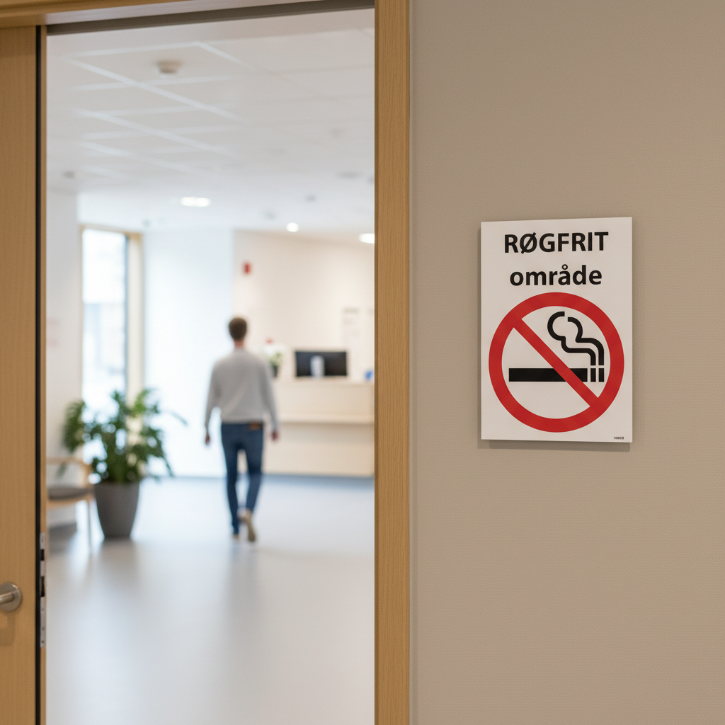 Røgfrit område Skilt - Billede 8