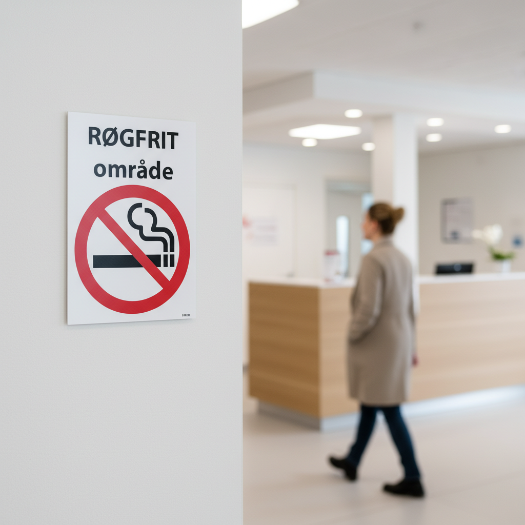 Røgfrit område Skilt - Billede 5