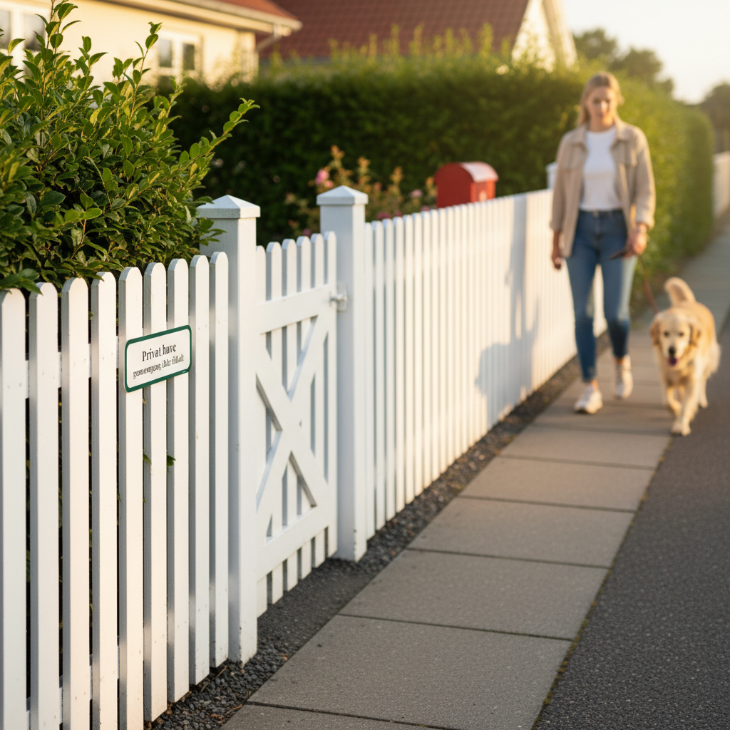 Privat Have Gennemgang ikke tilladt skilt - Billede 3