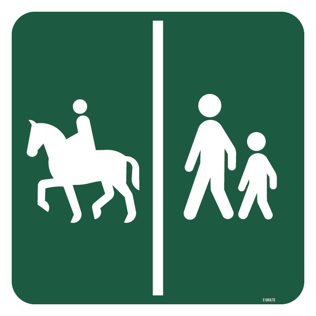 Ridesti Gangsti skilt - Naturstyrelsen