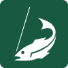 Lystfiskeplatform Naturstyrelsens skilt