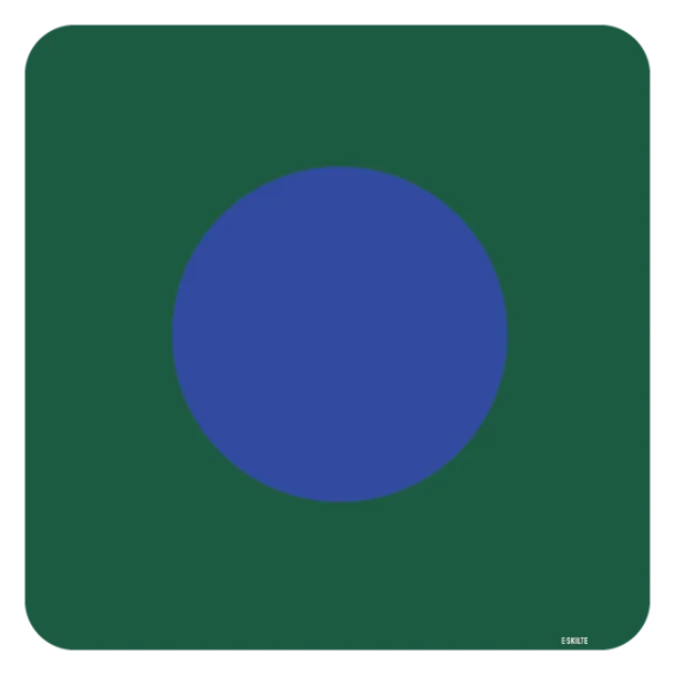 Blå rute skilt - Naturstyrelsen