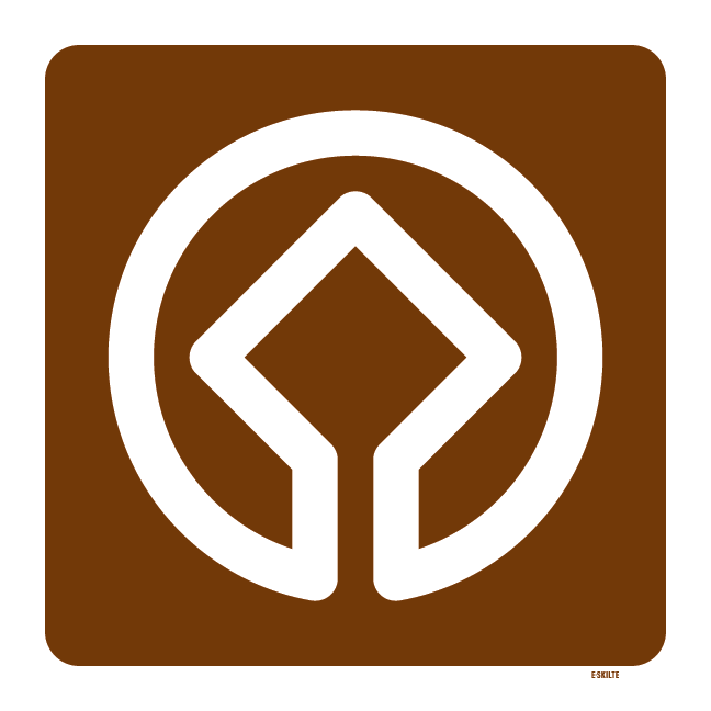 Margueritruten skilt - Naturstyrelsen