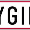 Nummerplade til nygifte
