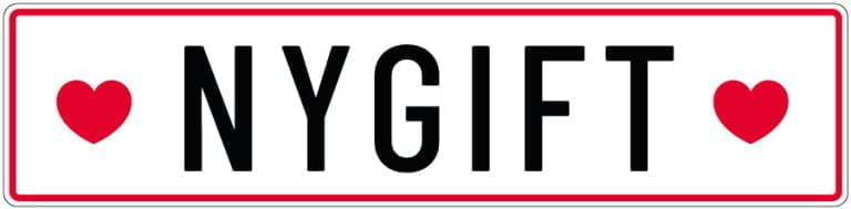 Nummerplade til nygifte