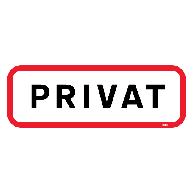 Privat Skilt