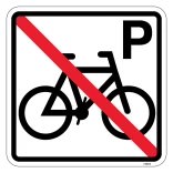 Cykel P forbud. skilt