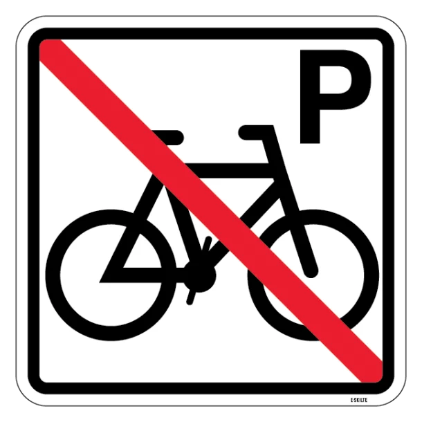 Cykel P forbud. skilt