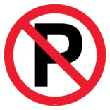 P Parkering forbudt skilt