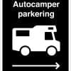 Autocaper parkering skilt