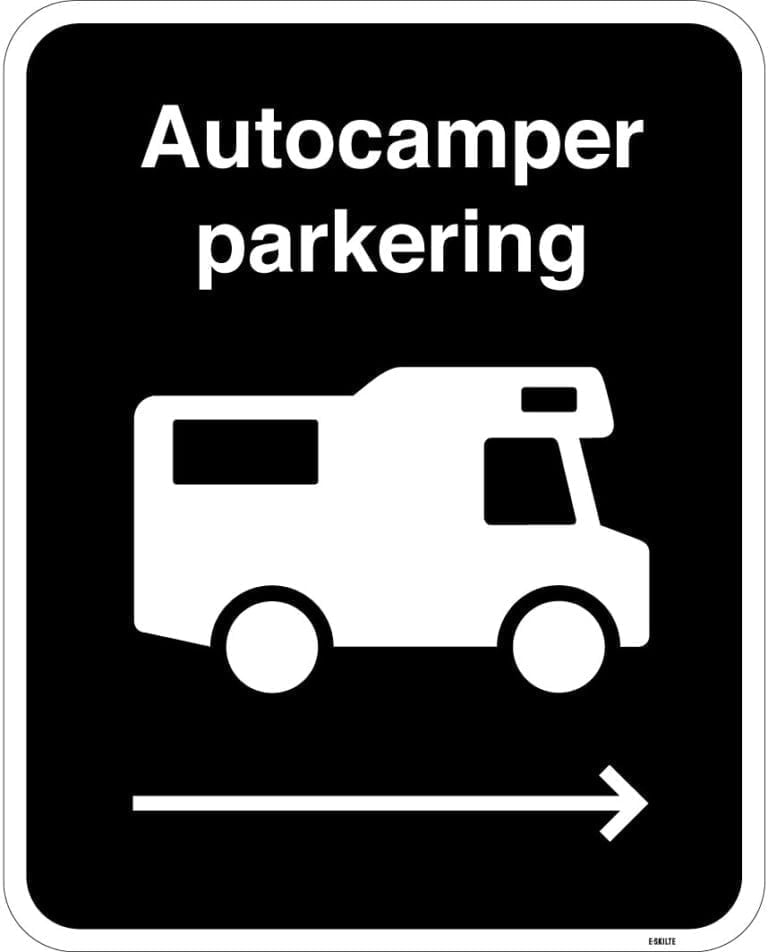 Autocaper parkering skilt