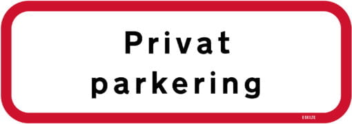 Privat parkering