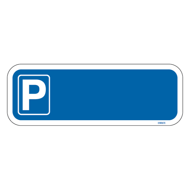 P Gæster skilt parkeringsskilt