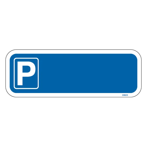 P Gæster skilt parkeringsskilt