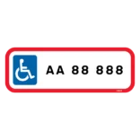 Handicap P xxxxxxx. P skilt