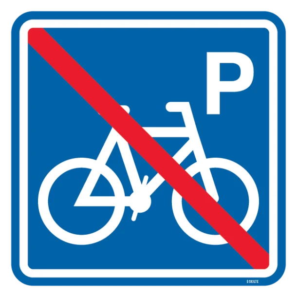 Cykel P forbud Pic. Parkeringsskilt