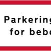 Parkering kun for beboere skilt