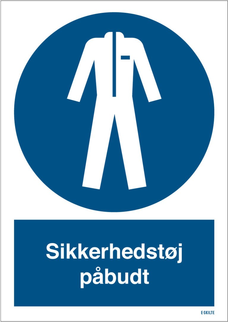 paa200-A4-Sikkerhedstøj-påbudt1