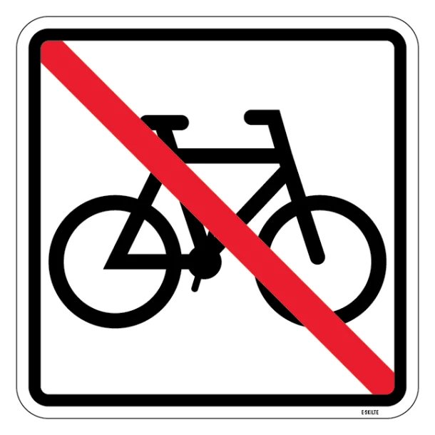 Cykel Forbudsskilt - Piktogram