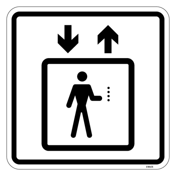 Elevator - piktogram skilt