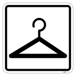 Garderobe - piktogram skilt