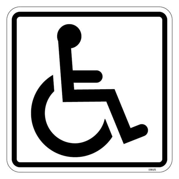 Handicap piktogram skilt