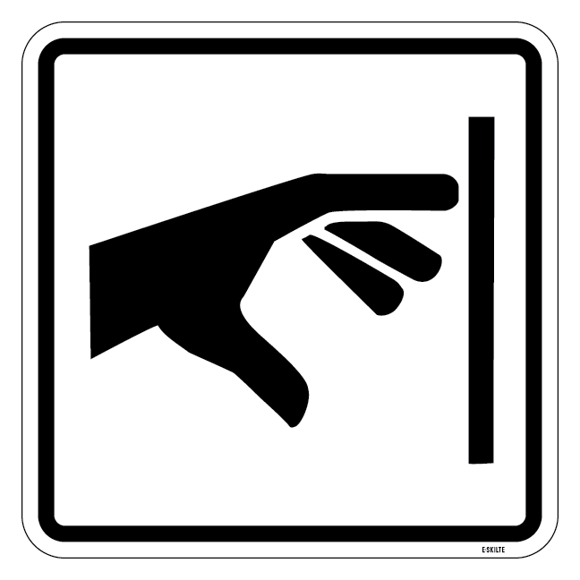 Knap - piktogram skilt