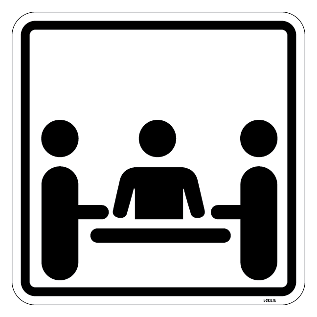 Møde - piktogram skilt