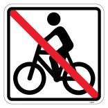 Cykel forbud Piktogram skilt