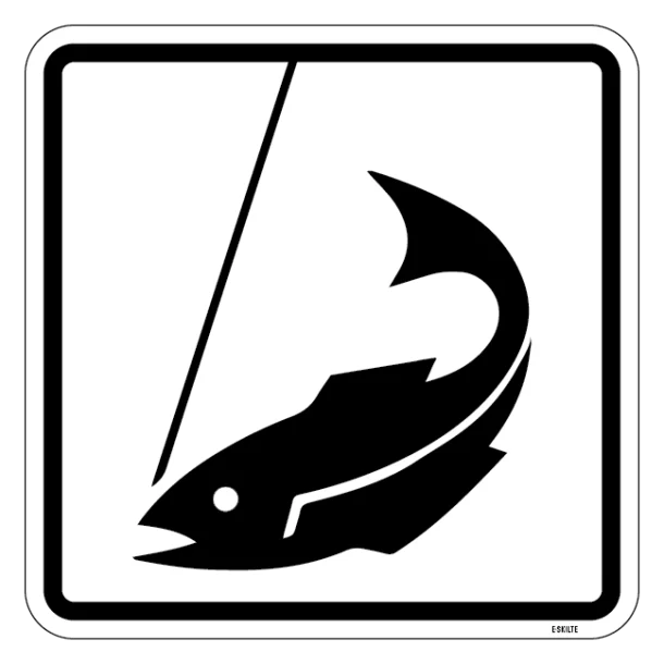 Fiskeri - Piktogram skilt