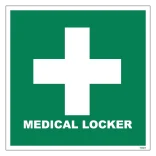 Medical Locker: Redningsskilt