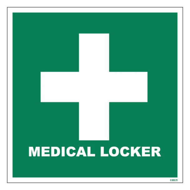 Medical Locker: Redningsskilt