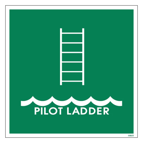 Pilot Ladder: Redningsskilt