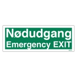 Nødudgangsskilt - Emergency Exit