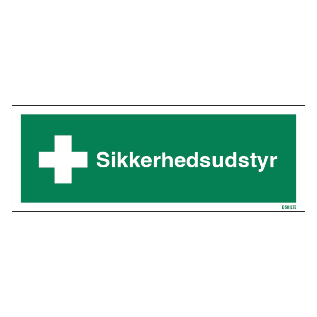 Sikkerhedsudstyr Redningsskilt