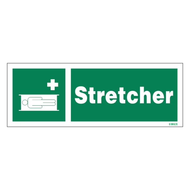 Stretcher Redningsskilt