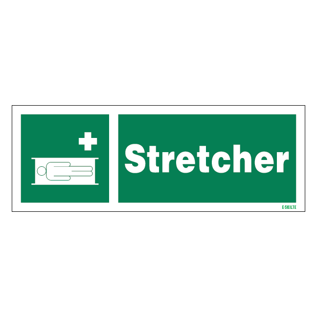 Stretcher Redningsskilt