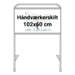 Håndværkerskilt XL, 102x60 cm