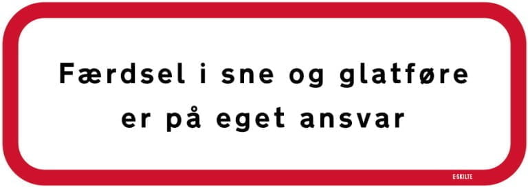 Færdsel i sne og glatføre