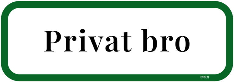 Privat bro