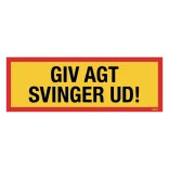 Giv Agt Svinger Ud! Skilt