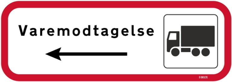 Varemodtagelse venstre