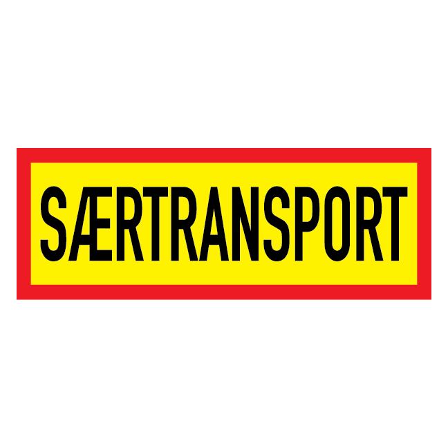 Særtransport skilt
