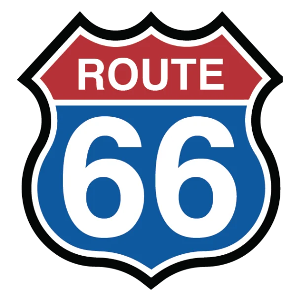 Route 66. Trafikskilt