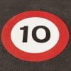 Asfalt skilt til vejbump 10 km/t