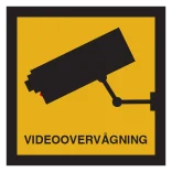 Videoovervågning. Skilt