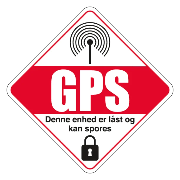 GPS - Denne enhed er låst og kan spores skilt